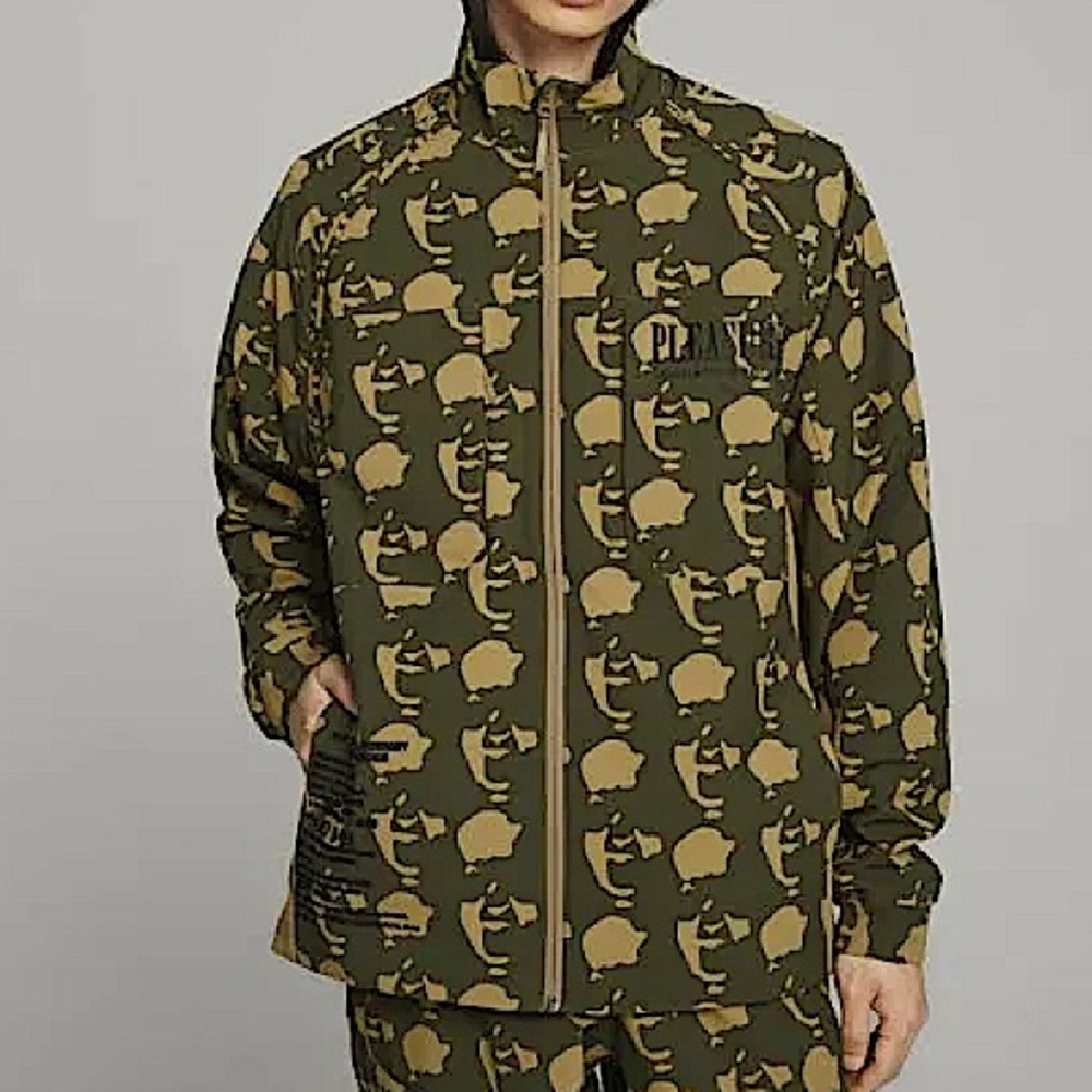 Puma X Pleasures Men's Convertible Zip-Off Jacket